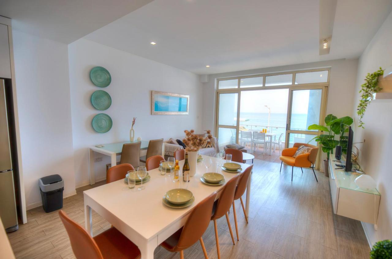 Spacious 4 Bedrooms With Sea View Balcony Goslm-3 Слима Экстерьер фото