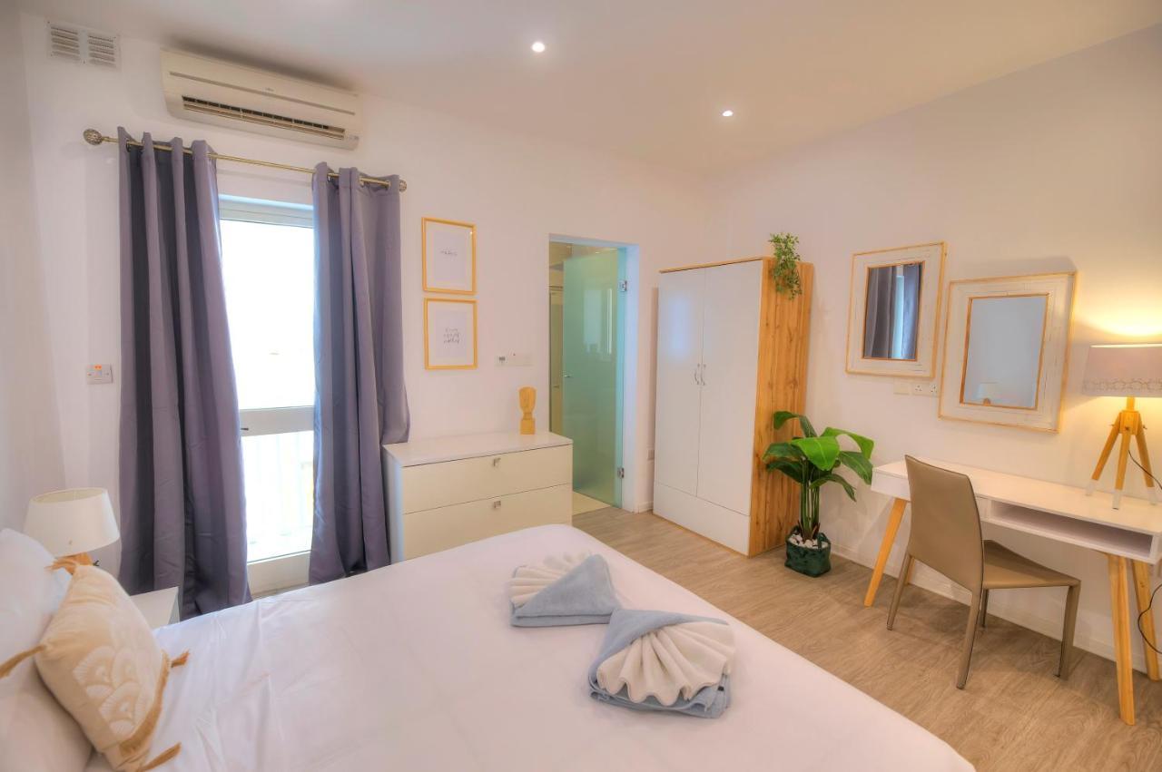 Spacious 4 Bedrooms With Sea View Balcony Goslm-3 Слима Экстерьер фото